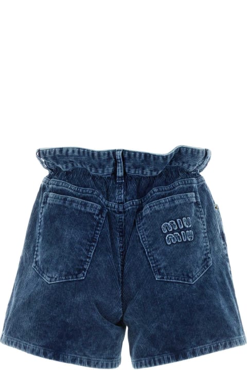 Pants & Shorts for Women Miu Miu Denim Shorts
