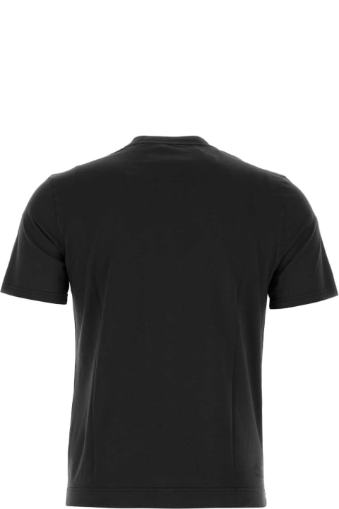 Fedeli Topwear for Men Fedeli Black Cotton Extreme T-shirt