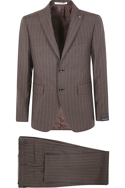 Tagliatore Suits for Men Tagliatore Pinstriped Suit