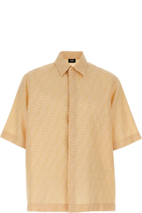الملابس لـ القسم الرجالي Fendi Ff Jacquard Shirt