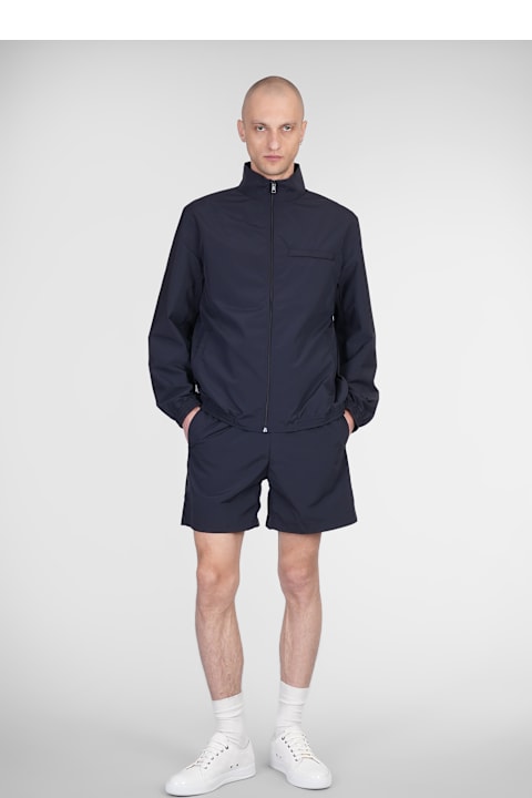 Lanvin for Men Lanvin Casual Jacket In Blue Polyester