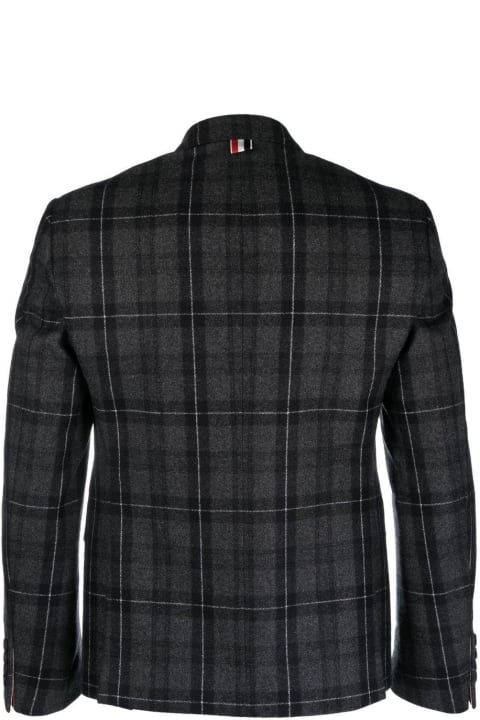 Thom Browne for Men Thom Browne Flannel Button-up Jacket