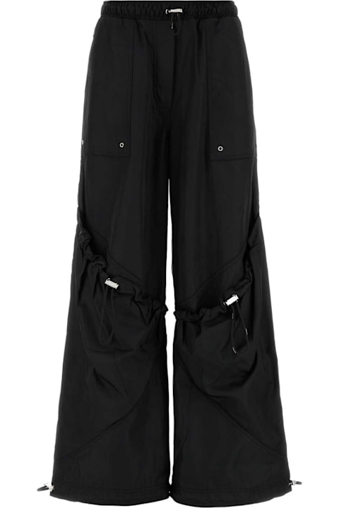The Attico سراويل طويلة وقصيرة لـ السيدات The Attico Black Polyester Cargo Pant