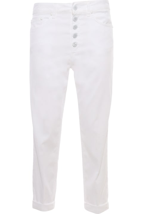Jeans for Women Dondup White High Waisted Jeans