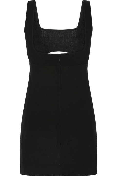 Saint Laurent Clothing for Women Saint Laurent Black Viscose Blend Mini Dress