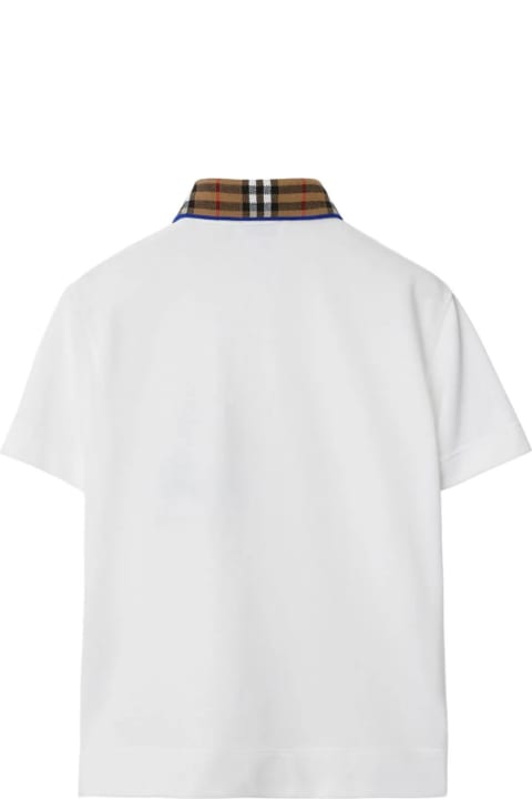 Burberry T-Shirts & Polo Shirts for Boys Burberry Burberry Kids T-shirts And Polos White