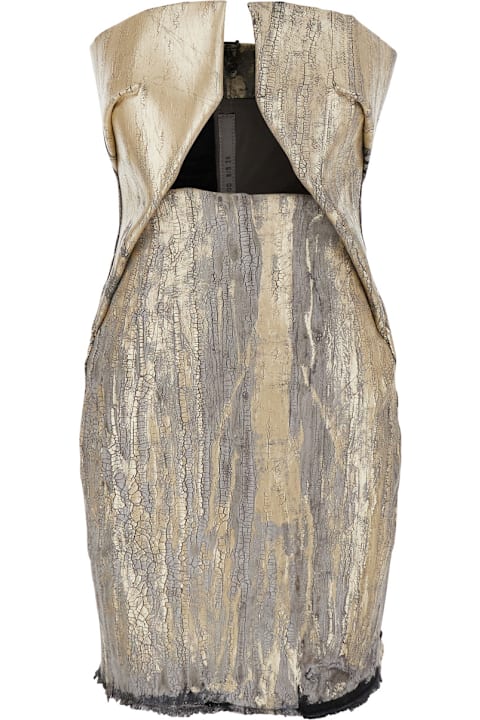 Homeware Rick Owens Prong Metallic Dress