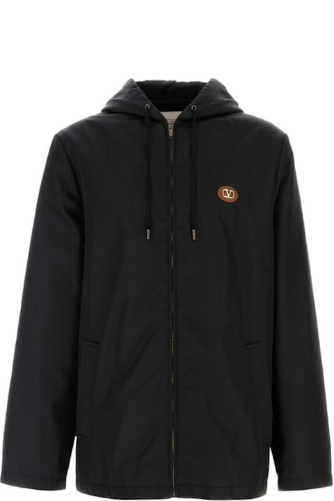 Homeware Valentino Garavani Black Nylon Windbreaker