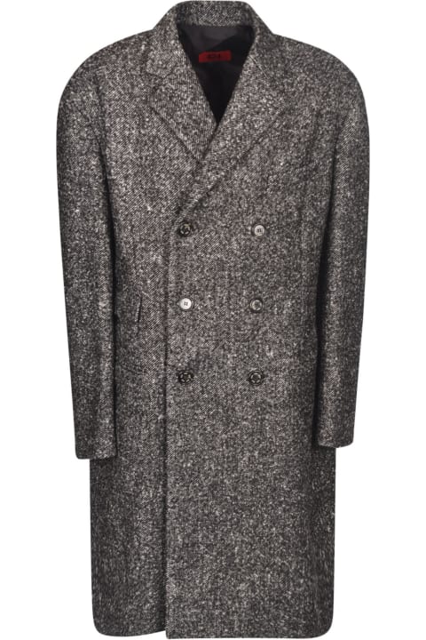 Double-breasted Tweed Coat