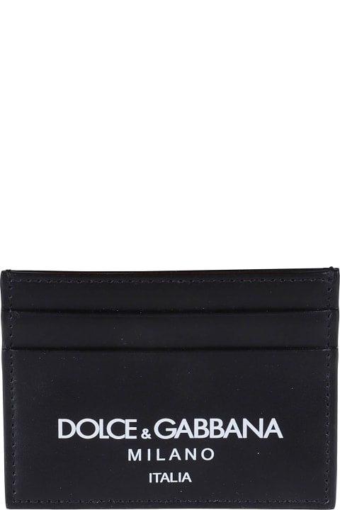 Accessories Sale for Men Dolce & Gabbana Milano Logo Card Holder