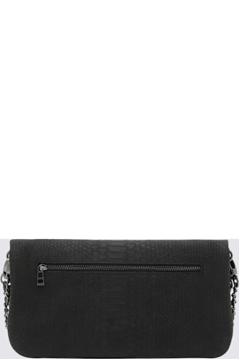 Zadig & Voltaire for Men Zadig & Voltaire Black Leather Rock Soft Savage Shoulder Bag