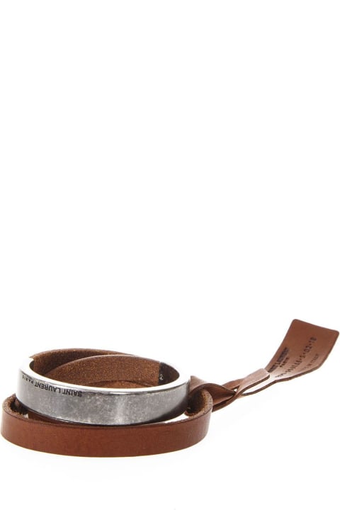 Nomade Brown Double Turn Leather Bracelet