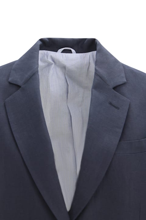 Brunello Cucinelli for Kids Brunello Cucinelli Long-sleeve Blazer