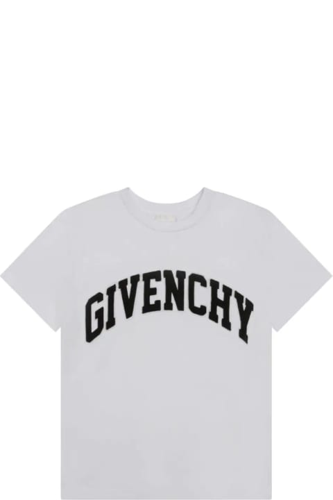 Givenchy for Boys Givenchy White Cotton T-shirt