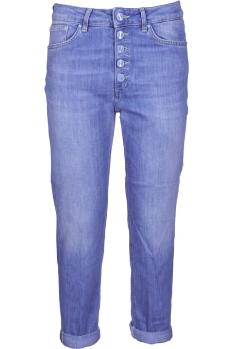 Dondup Pants & Shorts for Women Dondup Light-blue High Waisted Jeans