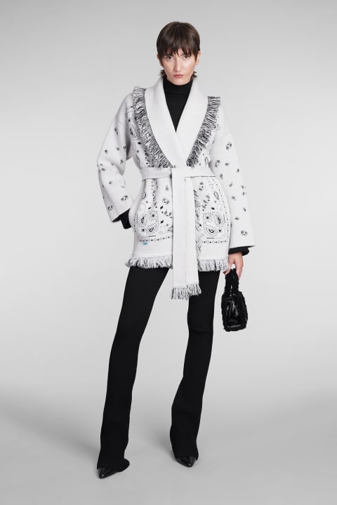 Alanui Coats & Jackets for Women Alanui Bandana Jacquard Cardi-coat