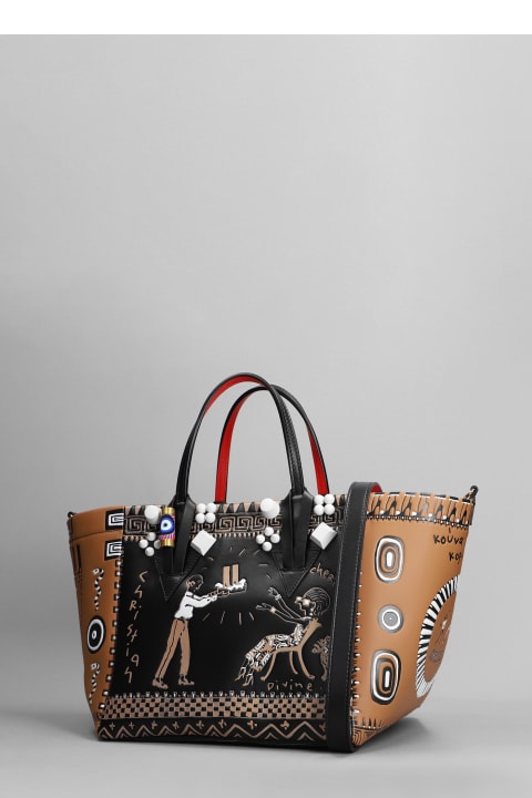 Greekaba Small Tote In Black Leather