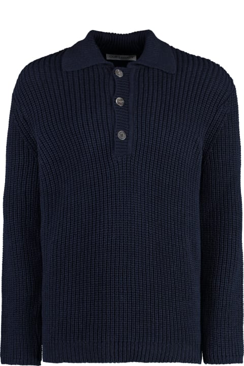 Our Legacy Topwear for Men Our Legacy Knitted Cotton Polo Shirt