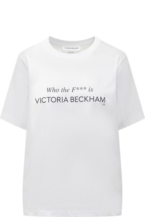 Victoria Beckham for Women Victoria Beckham Slogan T-shirt