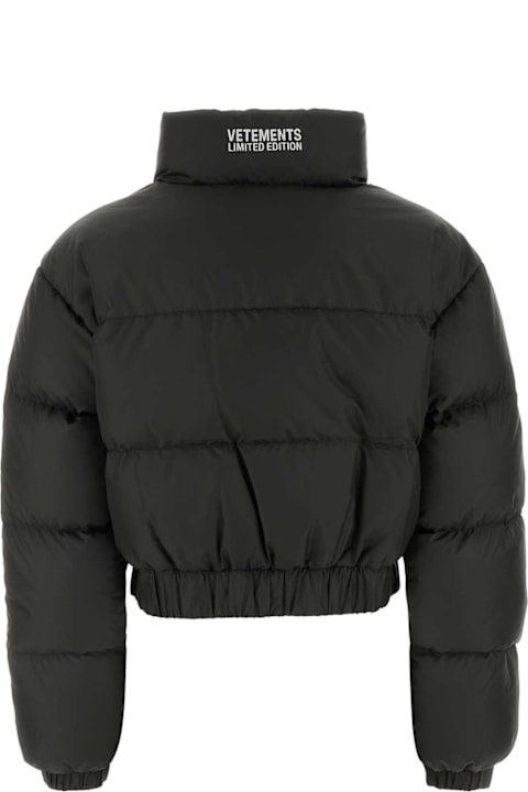 VETEMENTS Coats & Jackets for Women VETEMENTS Slate Polyester Down Jacket