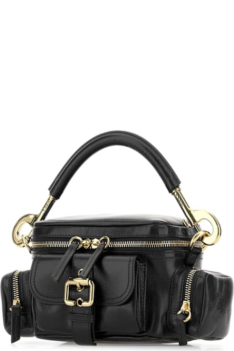 Homeware Chloé Black Leather Camera Bag Crossbody Bag
