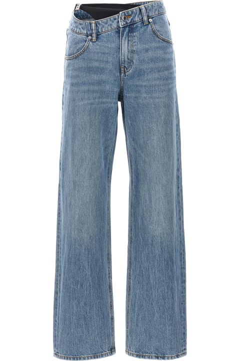Jeans for Women Alexander Wang 'asymmetrical Waistband With Bikini' Jeans