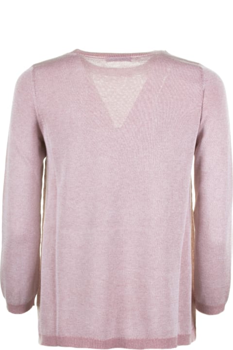 Base Sweaters for Women Base Light Pink Crew-neck Sweater