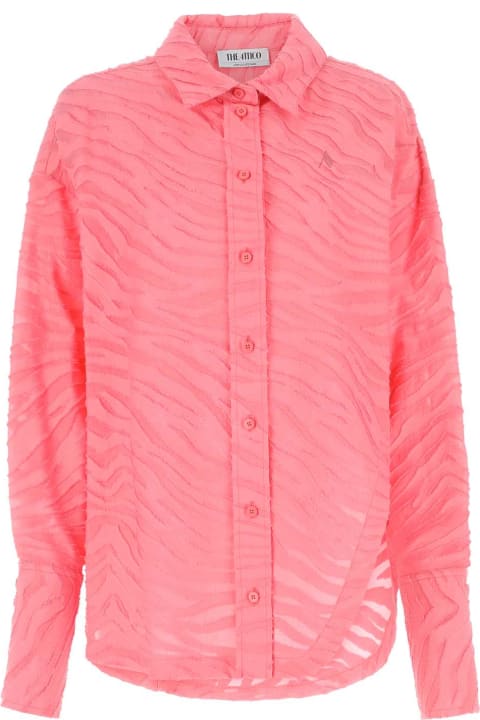 Topwear Sale for Women The Attico Pink Cotton Blend Diana Shirt