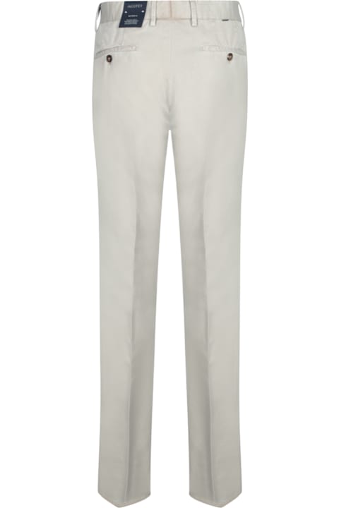Incotex سراويل لـ القسم الرجالي Incotex Carrot Cotton Pants In Gravel-green