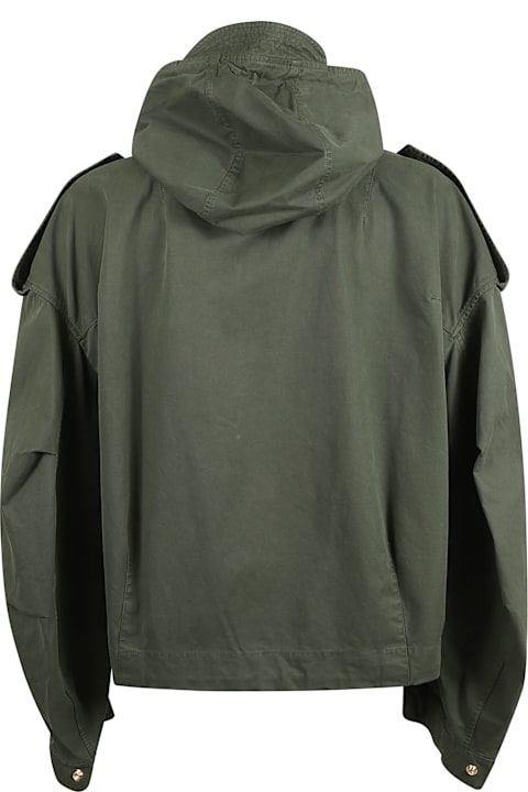 Homeware Alexander McQueen Drawstring Hood Wide Jacket