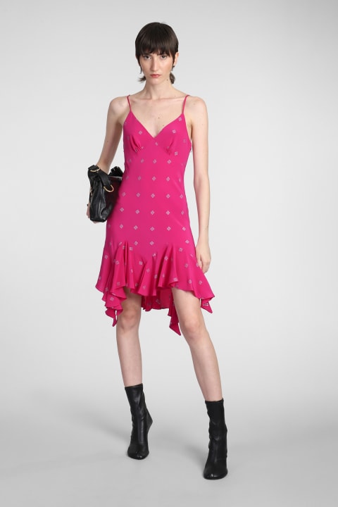 Givenchy Sale for Women Givenchy Dress In Fuxia Silk