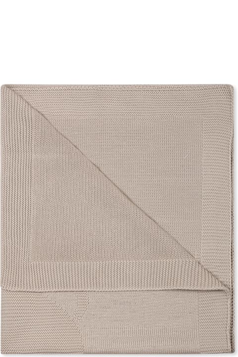 Accessories & Gifts for Baby Boys Little Bear Beige Blanket For Babykids With Bear