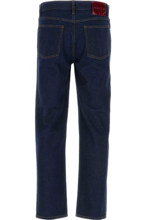 Gucci Clothing for Men Gucci Dark Blue Denim Jeans