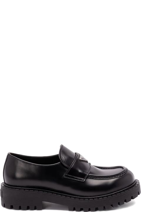 Prada for Kids Prada Prada Leather Moccasins