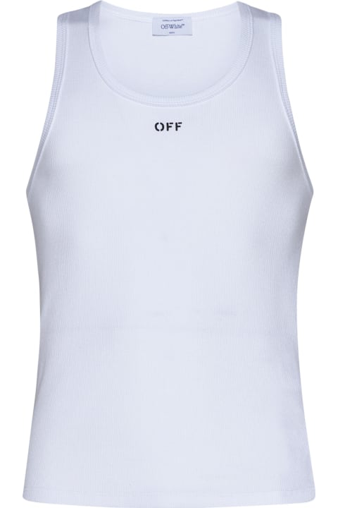 Off-White Topwear for Men Off-White Logo Tank Top