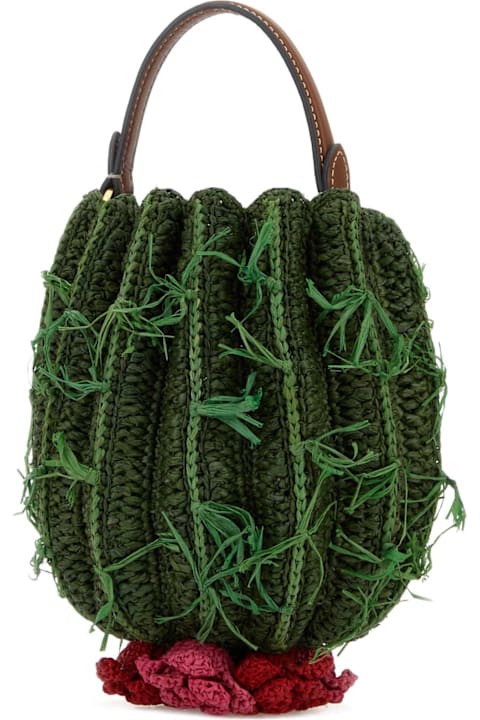 Anya Hindmarch for Men Anya Hindmarch Raffia Cactus Handbag
