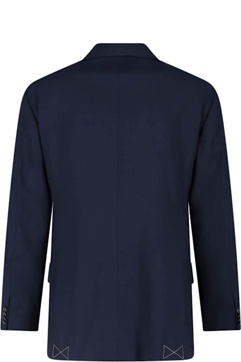 Cesare Attolini for Women Cesare Attolini Double-breasted Virgin Wool Suit