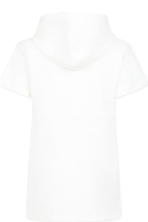 Chloé Dresses for Girls Chloé White Dress For Girl With Logo