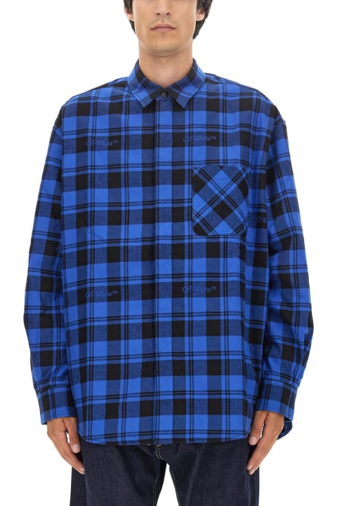 Homeware Off-White Flann Padded Overshirt