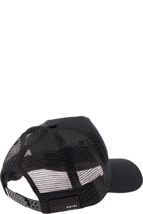 AMIRI Hats for Men AMIRI Black Baseball Cap With Mesh Insert In Cotton Man