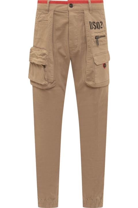 Dsquared2 Pants for Men Dsquared2 Sexy Cargo Fit Trousers