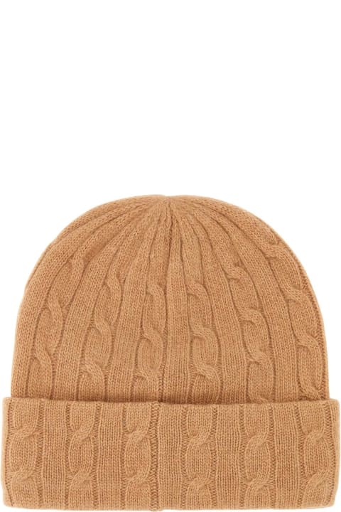 Polo Ralph Lauren for Women Polo Ralph Lauren Camel Wool Blend Beanie Hat