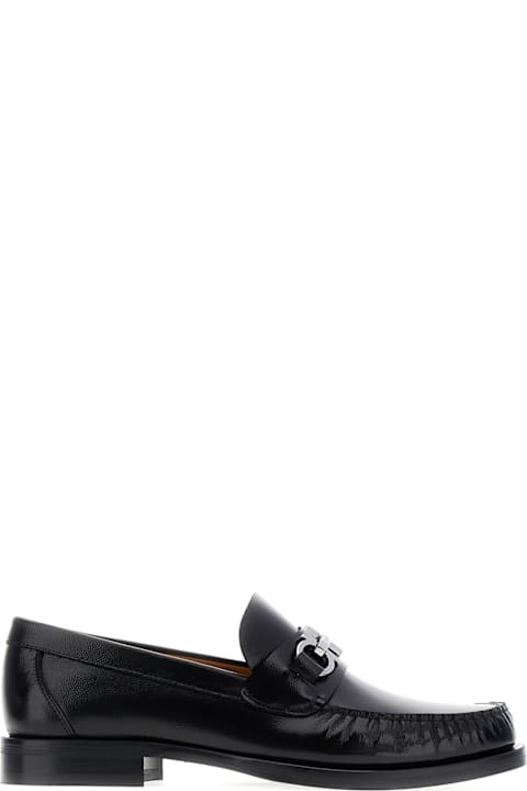 Ferragamo Shoes for Men Ferragamo Black Leather Loafers