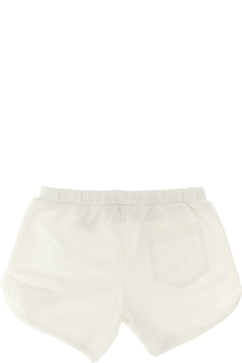 Bottoms for Girls Versace La Vacanza Logo Embroidery Capsule Shorts