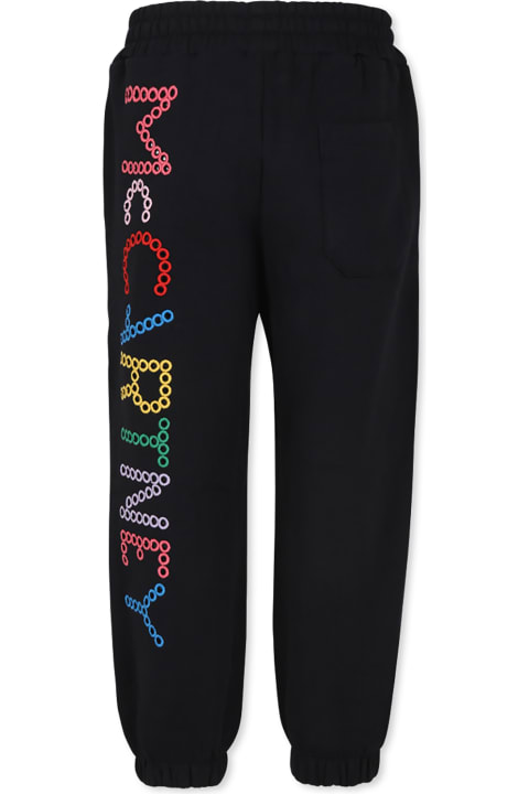 Homeware Stella McCartney Kids Black Trousers For Girl With Logo