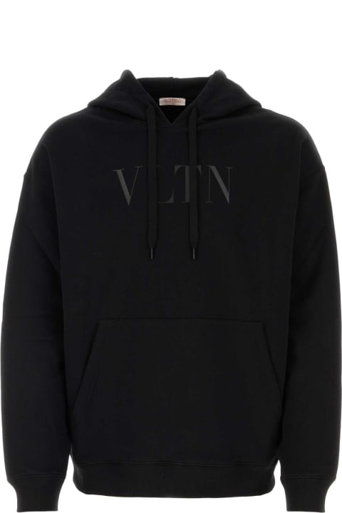 Fashion for Men Valentino Garavani Black Cotton Sweatshirt