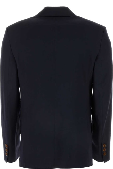 Vivienne Westwood Coats & Jackets for Men Vivienne Westwood Navy Blue Wool Blazer
