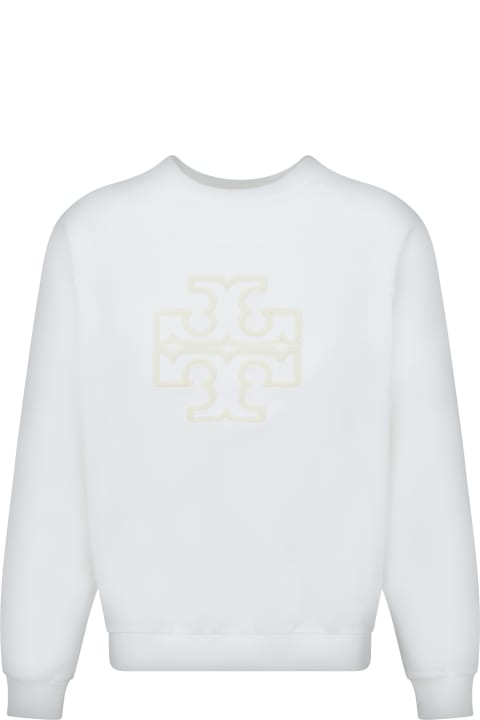 ウィメンズ Tory Burchのフリース＆ラウンジウェア Tory Burch Logo Sweatshirt