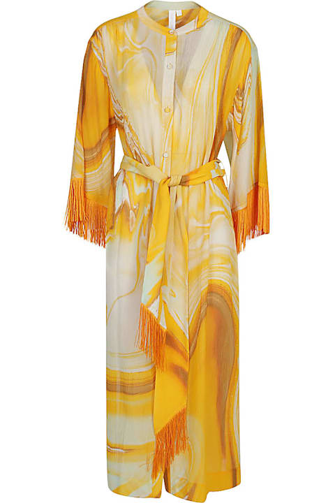 Jonathan Simkhai for Kids Jonathan Simkhai Odelia Cotton Blend Silk Printed Cover Up