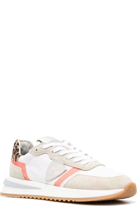 Philippe Model for Women Philippe Model Tropez 2.1 Running Sneakers - Blanc Coral